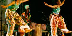 Traditional dancers perform