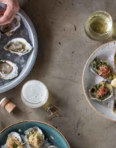 Oysters, Virginia, wine, half shell, raw, dining, seafood, restaurants